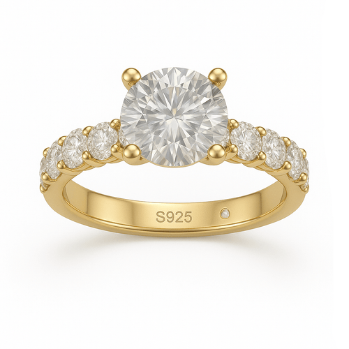 Anel Jasmin Moissanite Moissanite - Momi Jewel