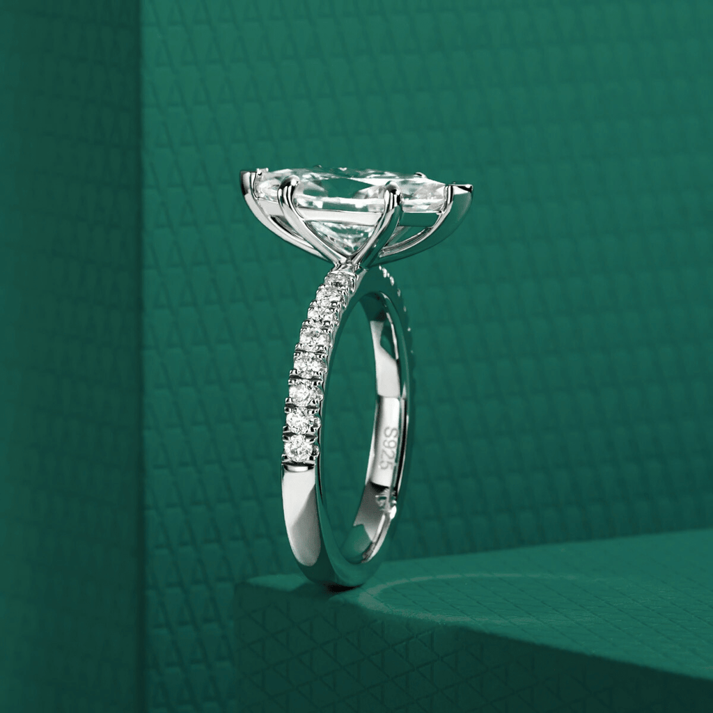 Anel Navarre Moissanite Moissanite - Momi Jewel