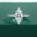Anel Navarre Moissanite Moissanite - Momi Jewel