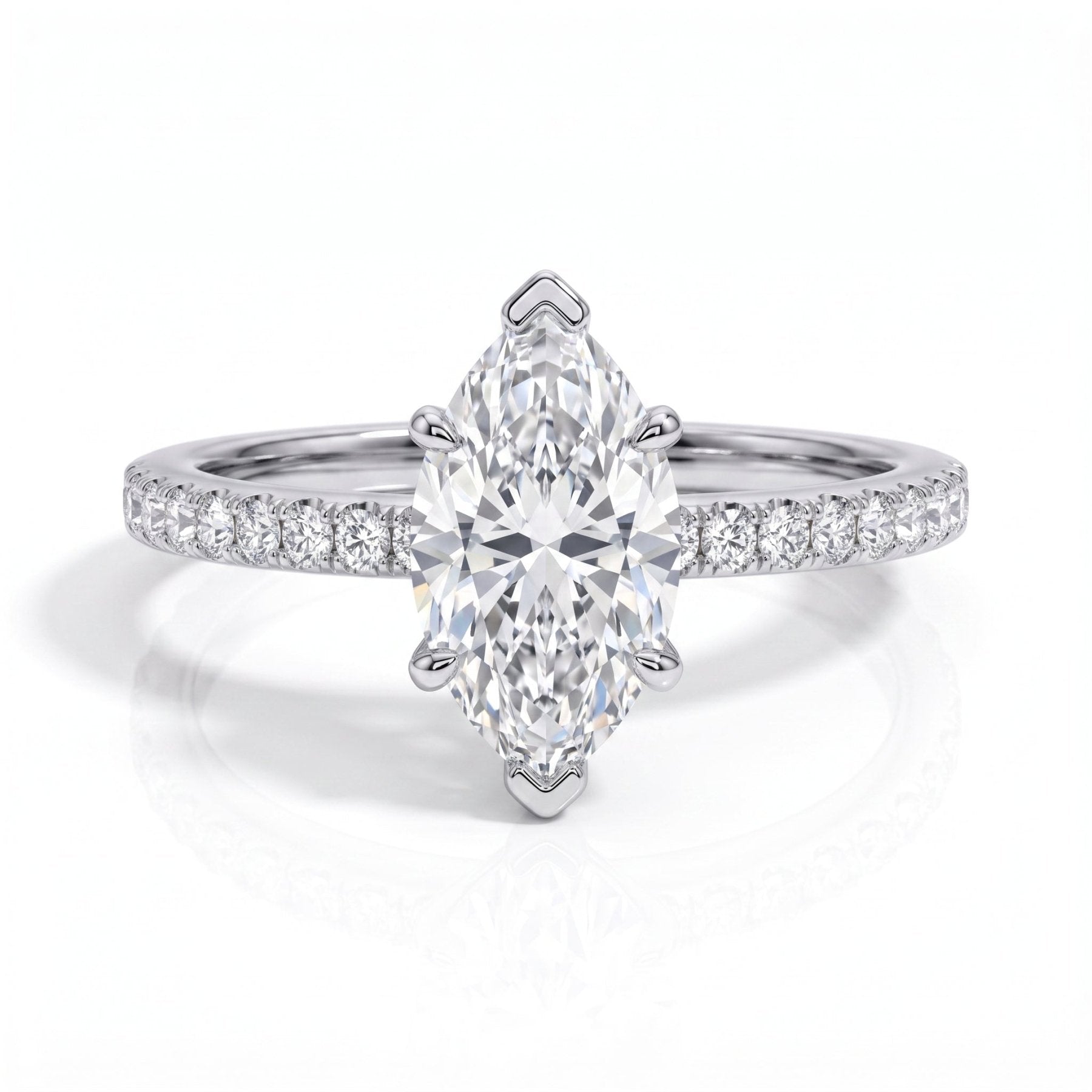 Anel Navarre Moissanite Moissanite - Momi Jewel