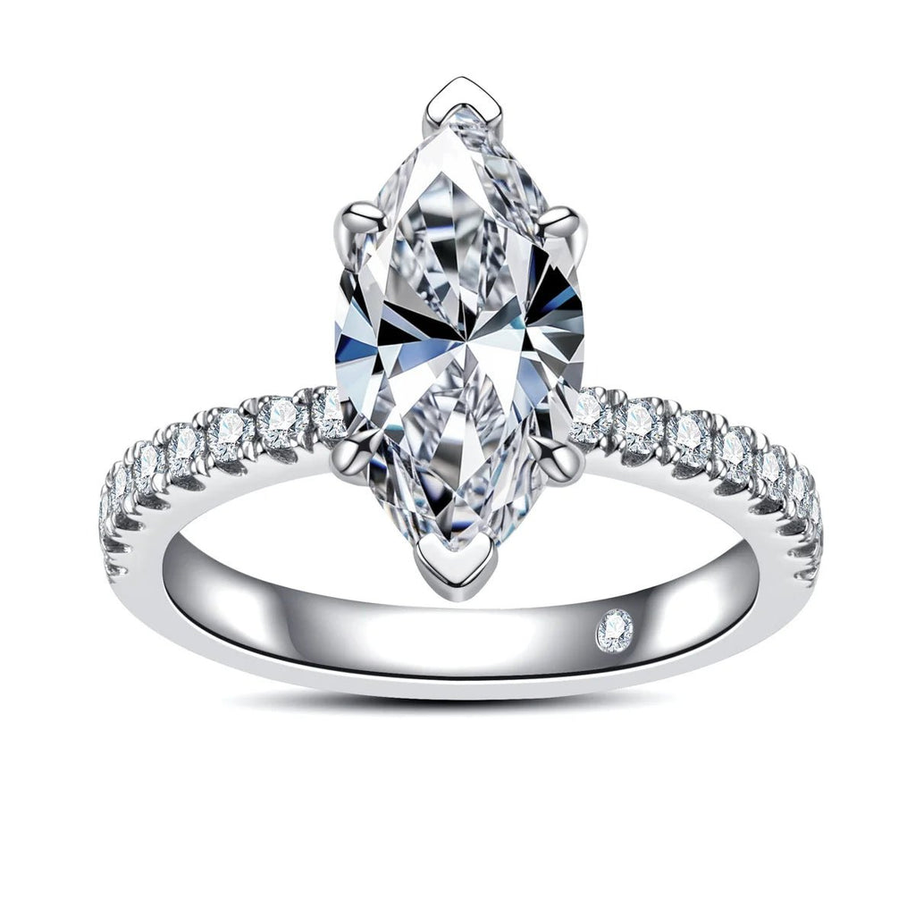Anel Navarre Moissanite Moissanite - Momi Jewel