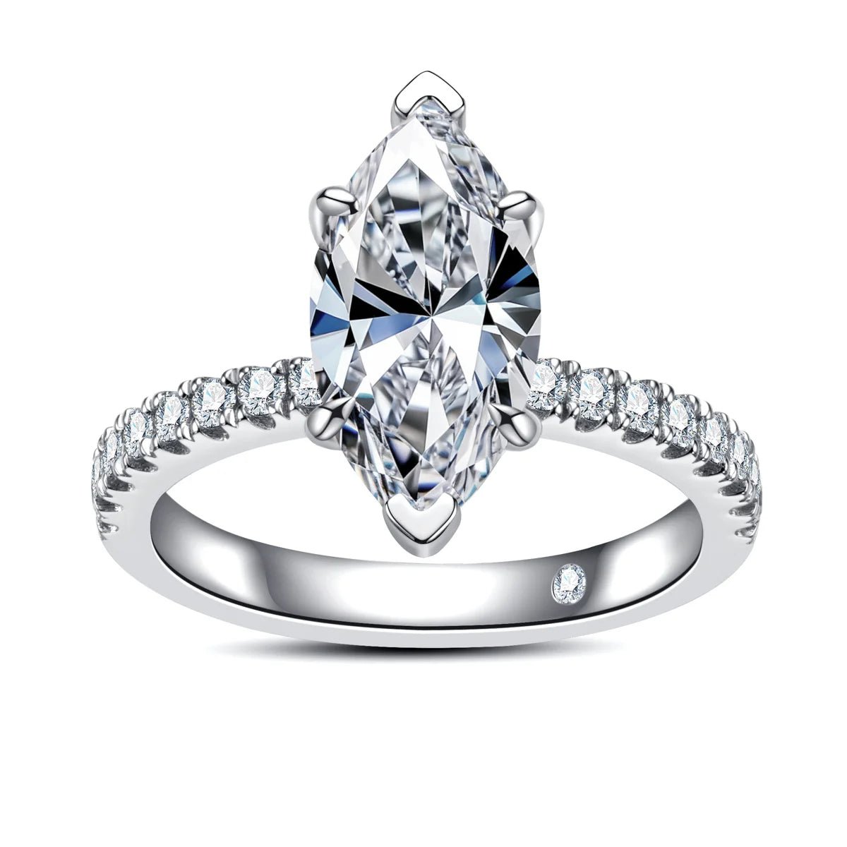 Anel Navarre Moissanite Moissanite - Momi Jewel