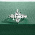 Anel Selena Moissanite Moissanite - Momi Jewel