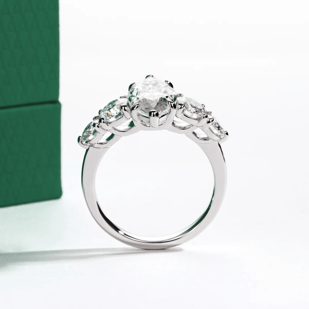 Anel Selena Moissanite Moissanite - Momi Jewel