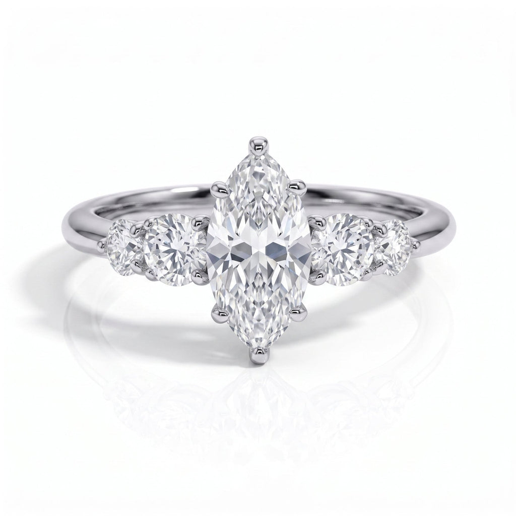 Anel Selena Moissanite Moissanite - Momi Jewel