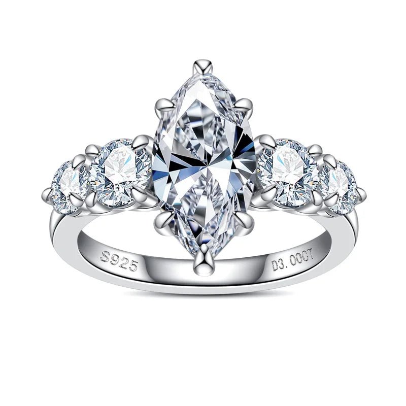 Anel Selena Moissanite Moissanite - Momi Jewel