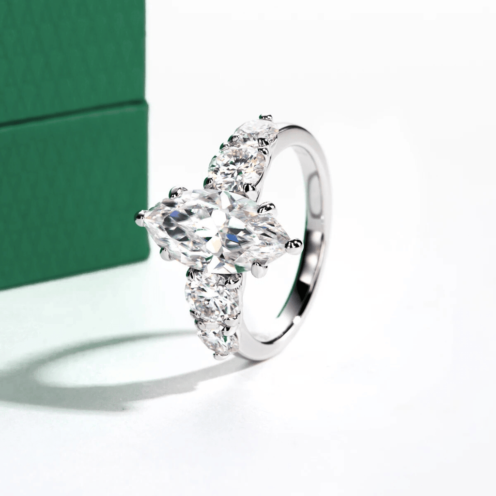 Anel Selena Moissanite Moissanite - Momi Jewel