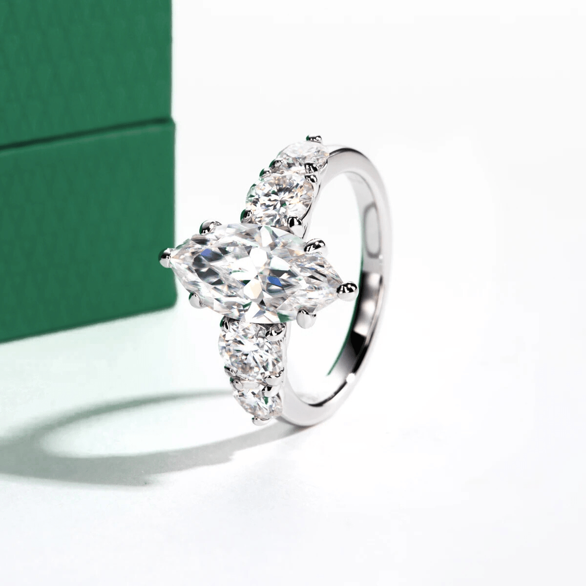 Anel Selena Moissanite Moissanite - Momi Jewel
