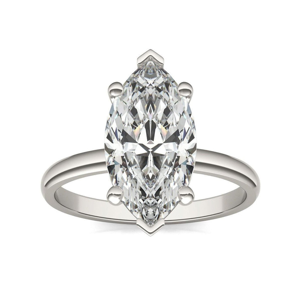 Anel Solitário Marquesa Moissanite Moissanite - Momi Jewel