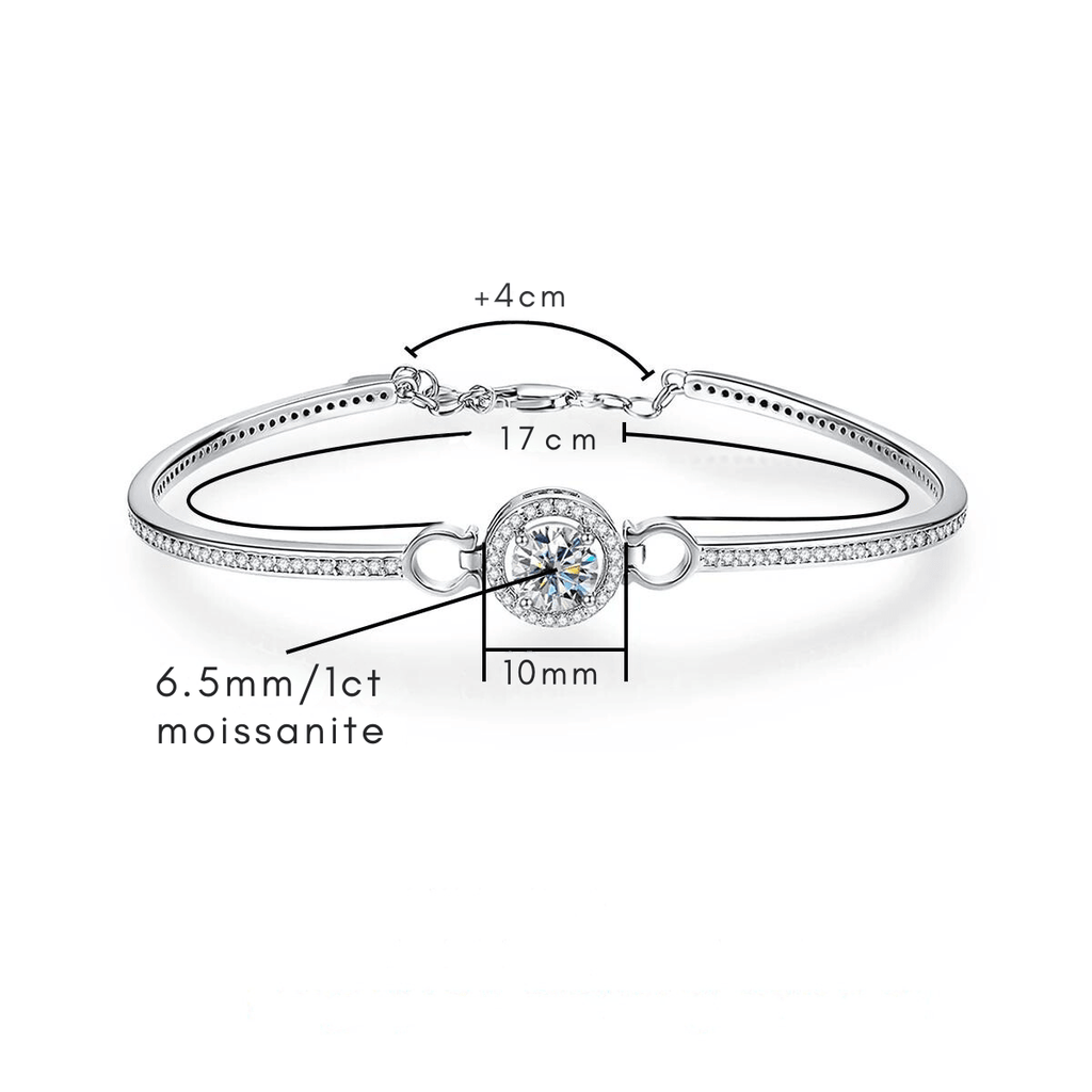 Bracelete Clasique Moissanite Moissanite - Momi Jewel