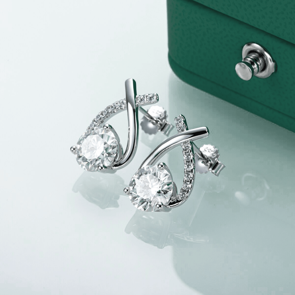 Brinco Aurora Moissanite Moissanite - Momi Jewel