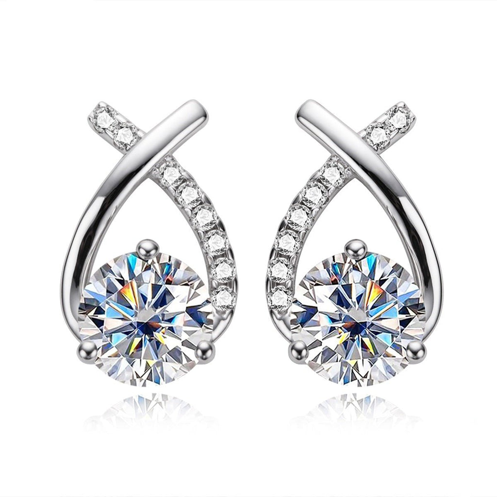 Brinco Aurora Moissanite Moissanite - Momi Jewel