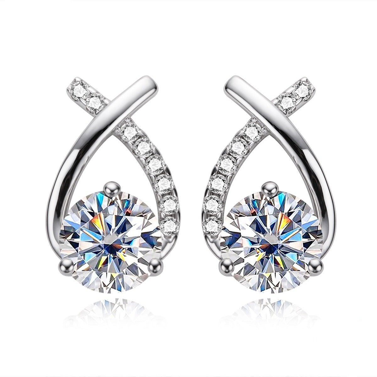 Brinco Aurora Moissanite Moissanite - Momi Jewel