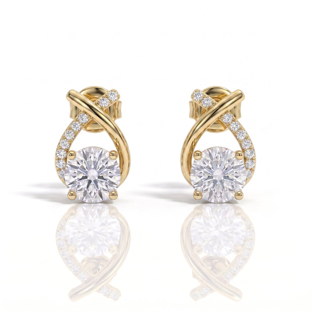 Brinco Aurora Moissanite Moissanite - Momi Jewel
