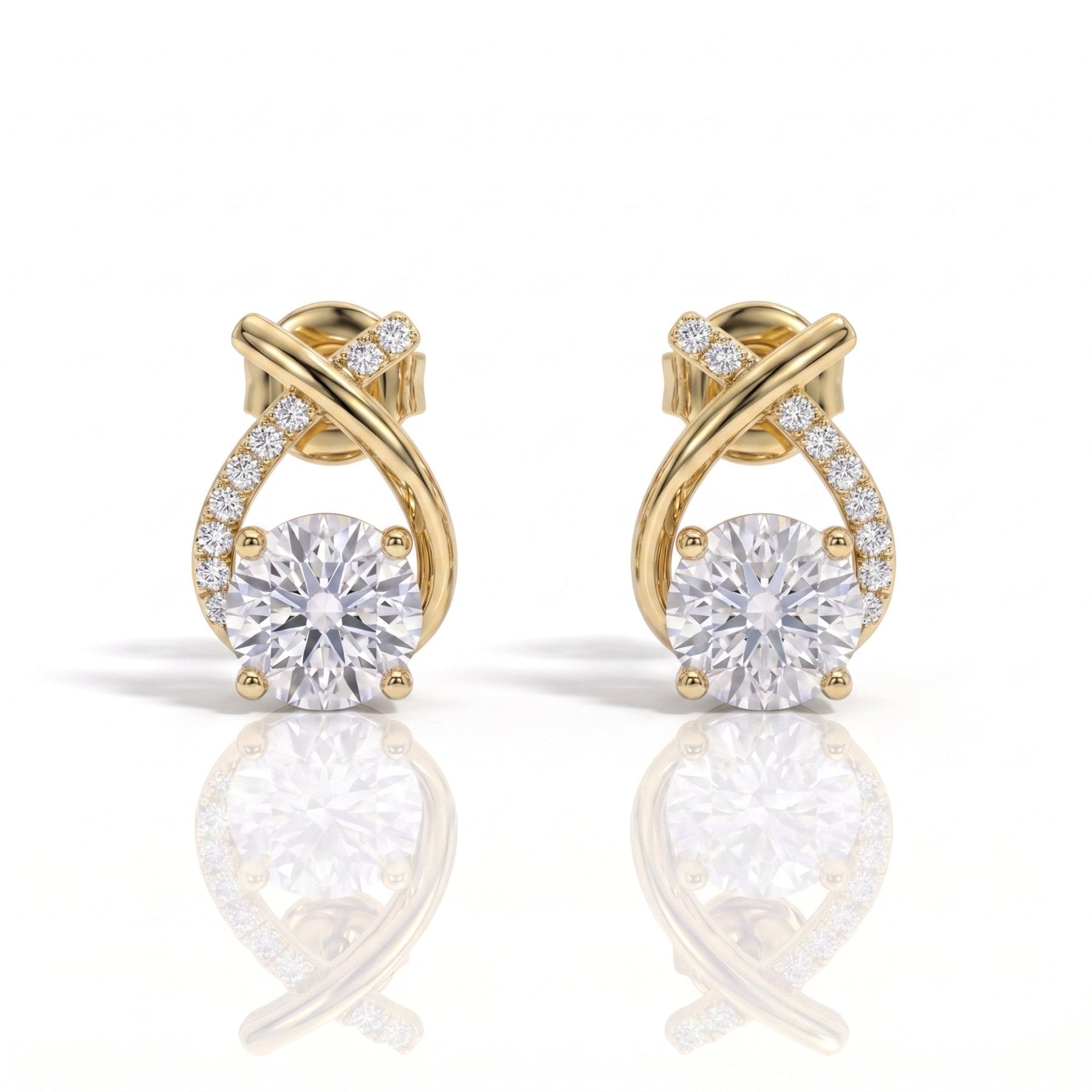 Brinco Aurora Moissanite Moissanite - Momi Jewel
