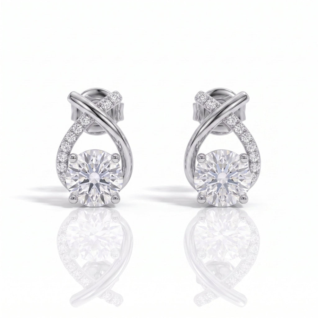 Brinco Aurora Moissanite Moissanite - Momi Jewel