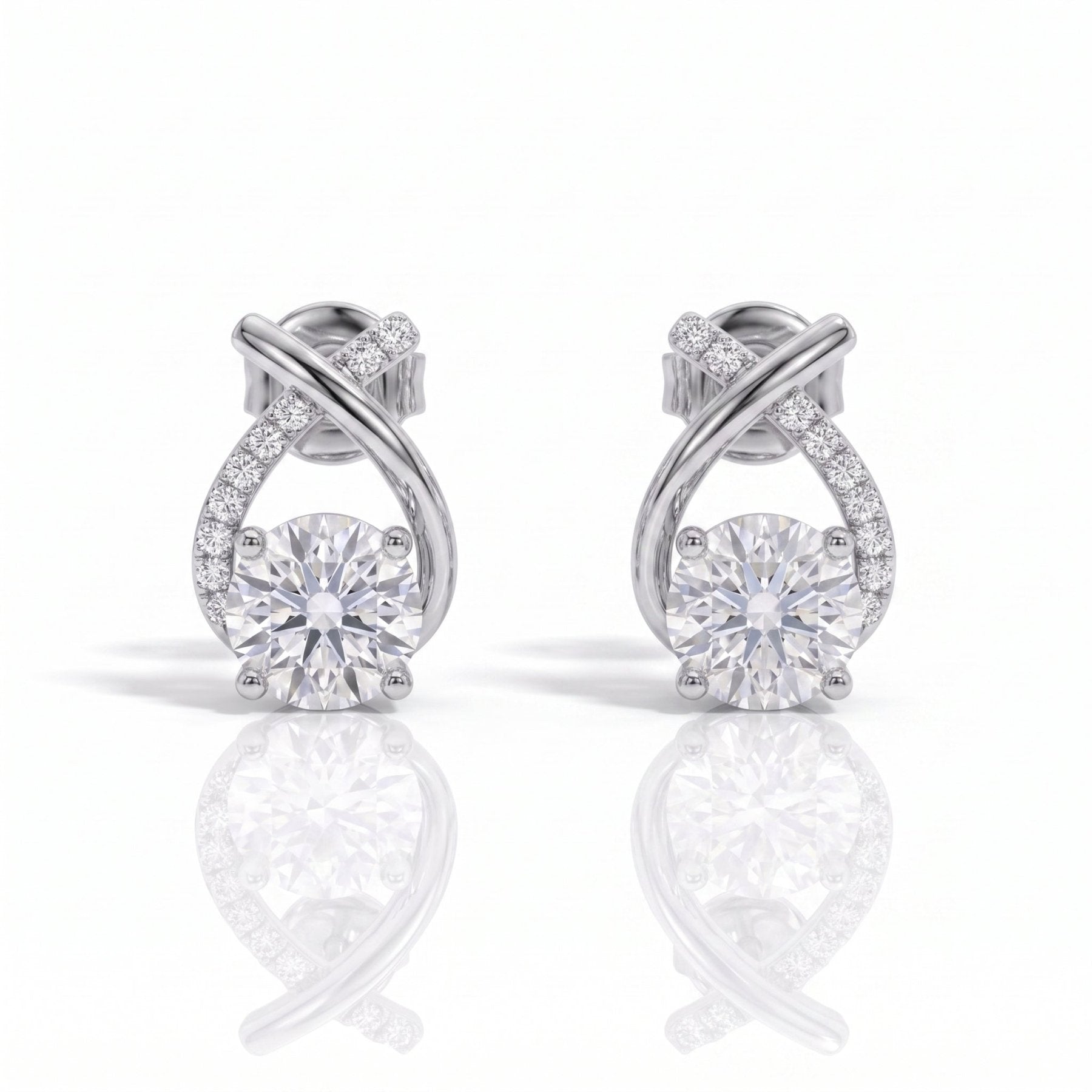 Brinco Aurora Moissanite Moissanite - Momi Jewel