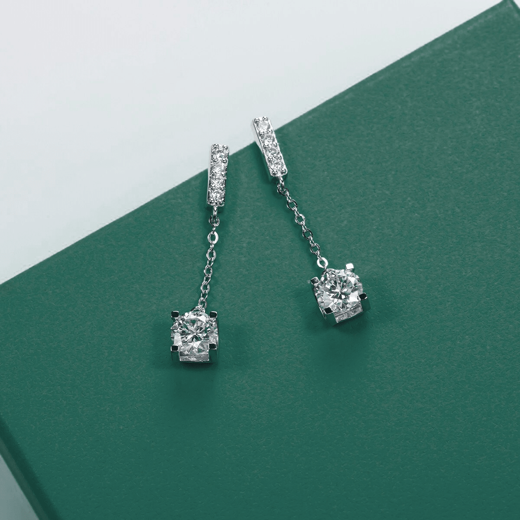 Brinco Celestial Moissanite Moissanite - Momi Jewel