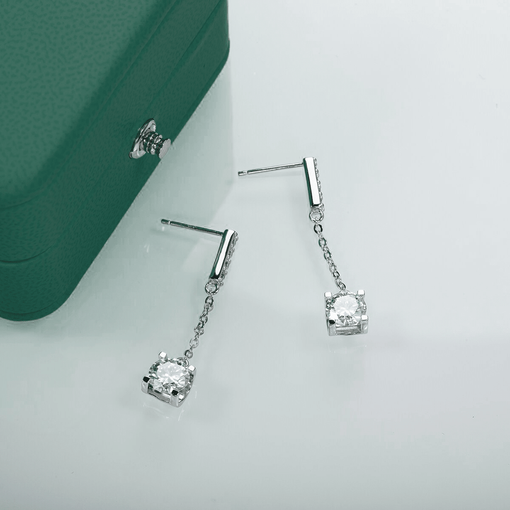 Brinco Celestial Moissanite Moissanite - Momi Jewel