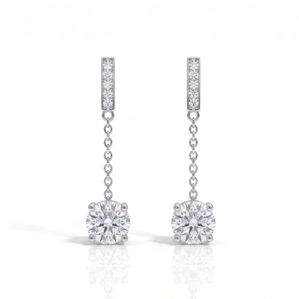 Brinco Celestial Moissanite Moissanite - Momi Jewel