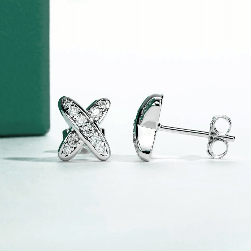 Brinco Cross Moissanite Moissanite - Momi Jewel
