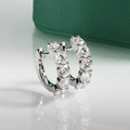 Brinco de Argola Moissanite Moissanite - Momi Jewel