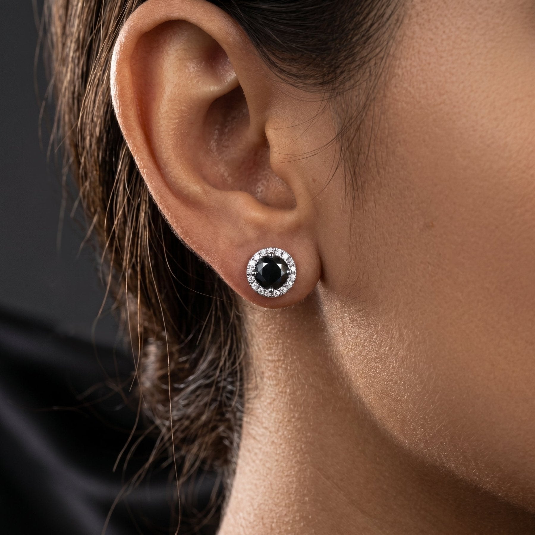 Brinco Eclipse Moissanite Moissanite - Momi Jewel