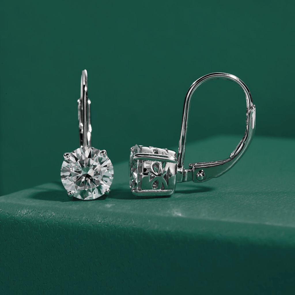 Brinco Gota Moissanite Moissanite - Momi Jewel