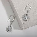 Brinco Gota Pera Moissanite Moissanite - Momi Jewel