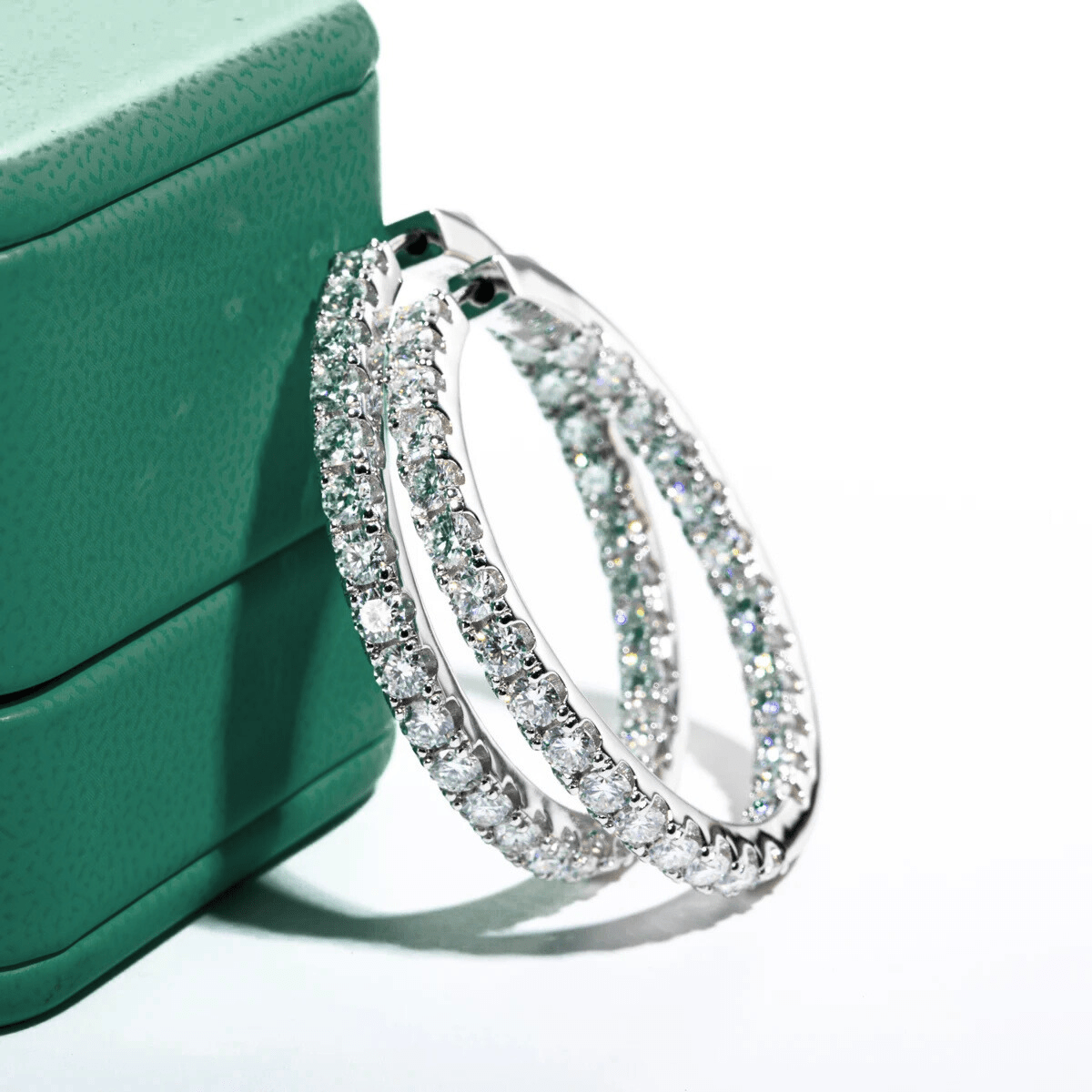 Brinco Infinito Moissanite Moissanite - Momi Jewel