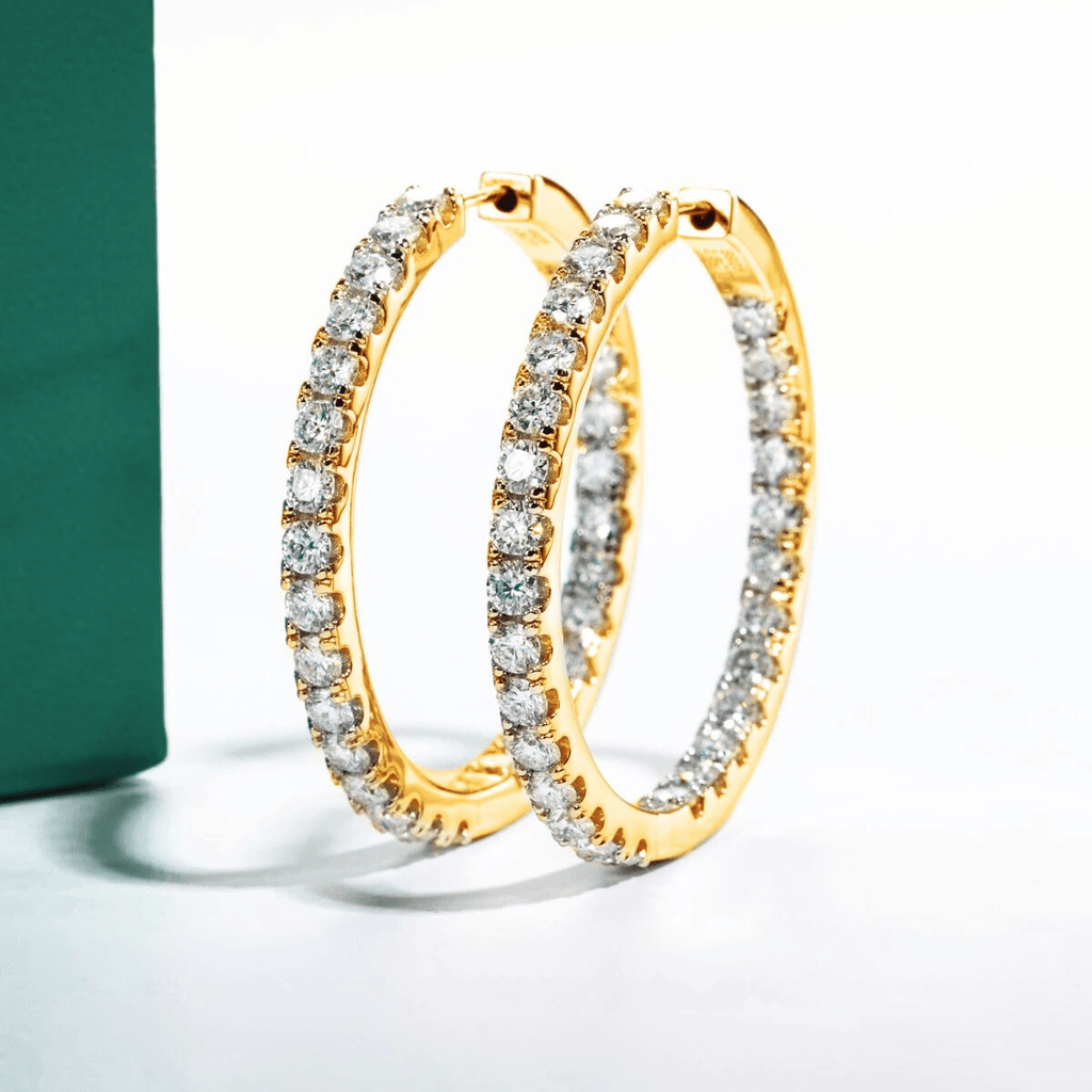 Brinco Infinito Moissanite Moissanite - Momi Jewel