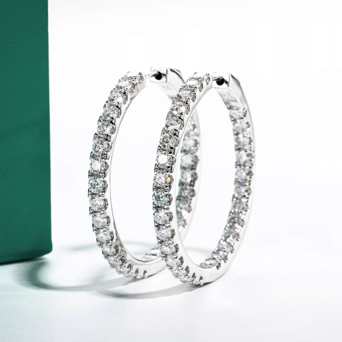 Brinco Infinito Moissanite Moissanite - Momi Jewel