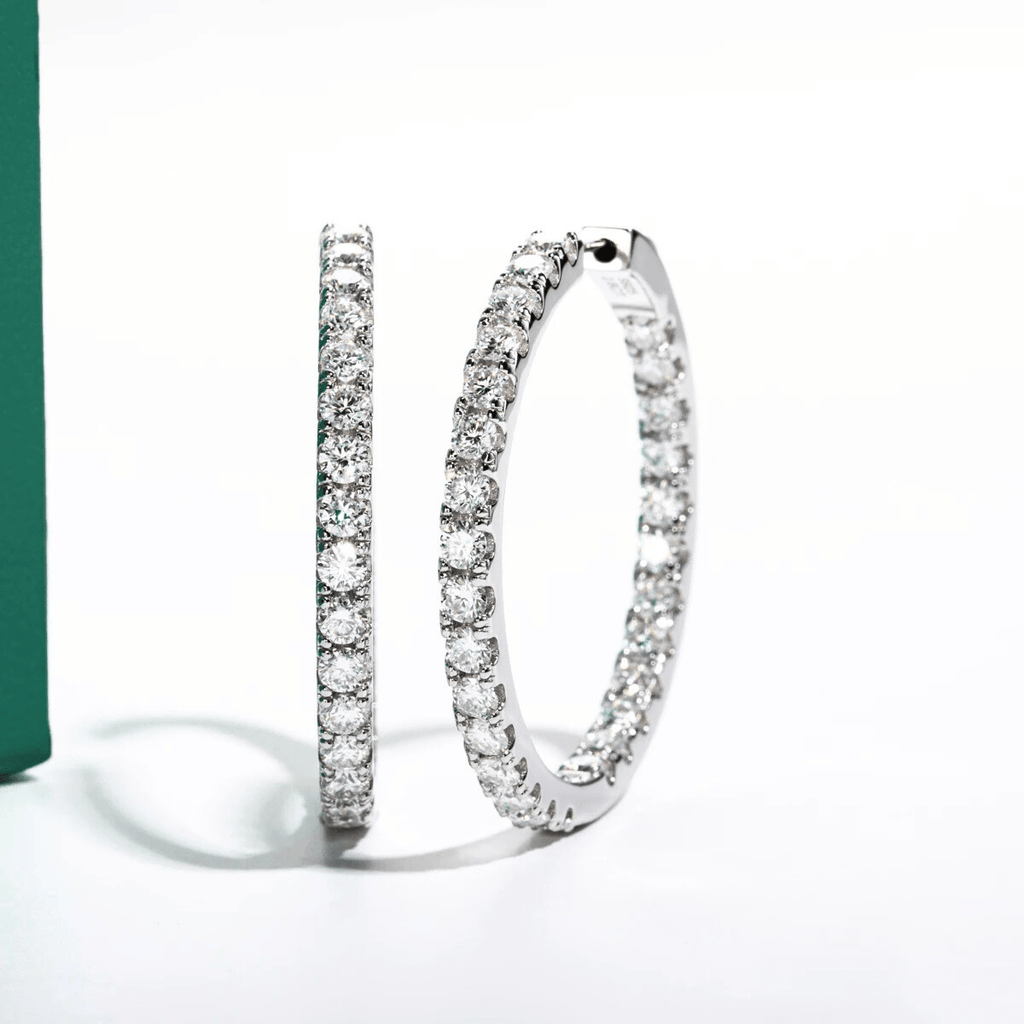 Brinco Infinito Moissanite Moissanite - Momi Jewel