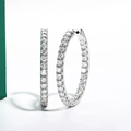 Brinco Infinito Moissanite Moissanite - Momi Jewel