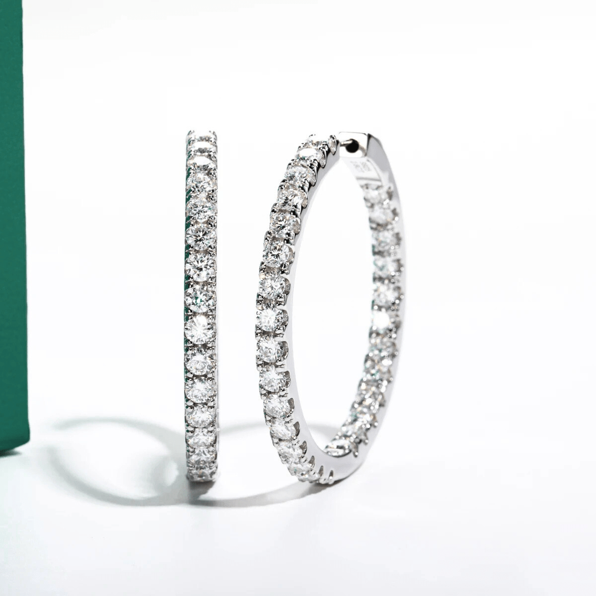 Brinco Infinito Moissanite Moissanite - Momi Jewel