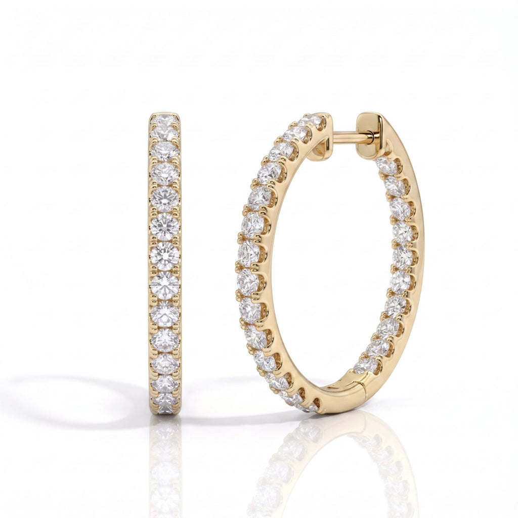 Brinco Infinito Moissanite Moissanite - Momi Jewel