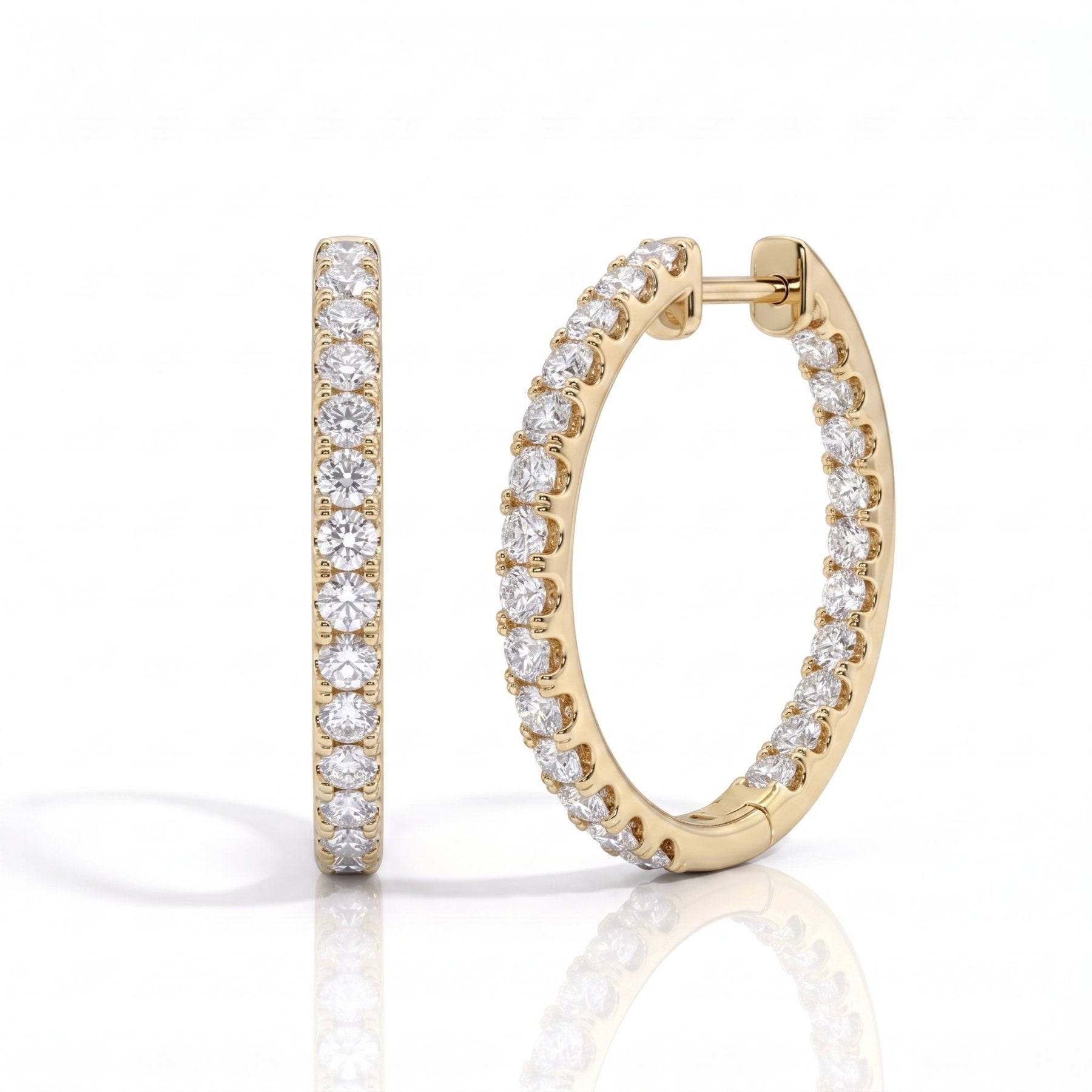 Brinco Infinito Moissanite Moissanite - Momi Jewel