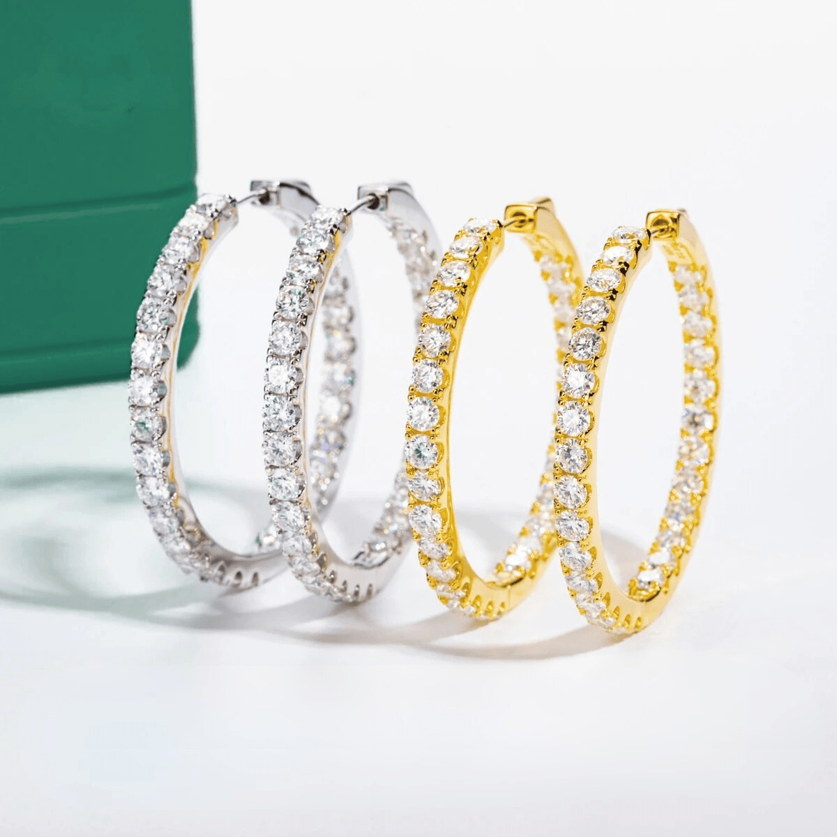 Brinco Infinito Moissanite Moissanite - Momi Jewel