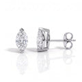 Brinco Navete Moissanite Moissanite - Momi Jewel