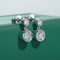 Brinco Par de Luz Moissanite Moissanite - Momi Jewel