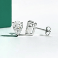 Brinco Pera Haste em Ouro 10k Moissanite - Momi Jewel