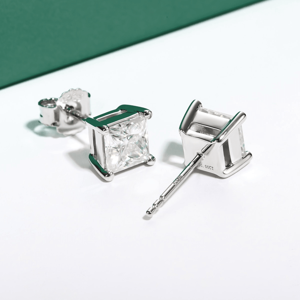 Brinco Princesa Haste em Ouro 10k Moissanite - Momi Jewel