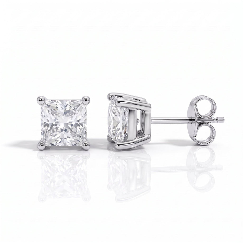 Brinco Princesa Haste em Ouro 10k Moissanite - Momi Jewel