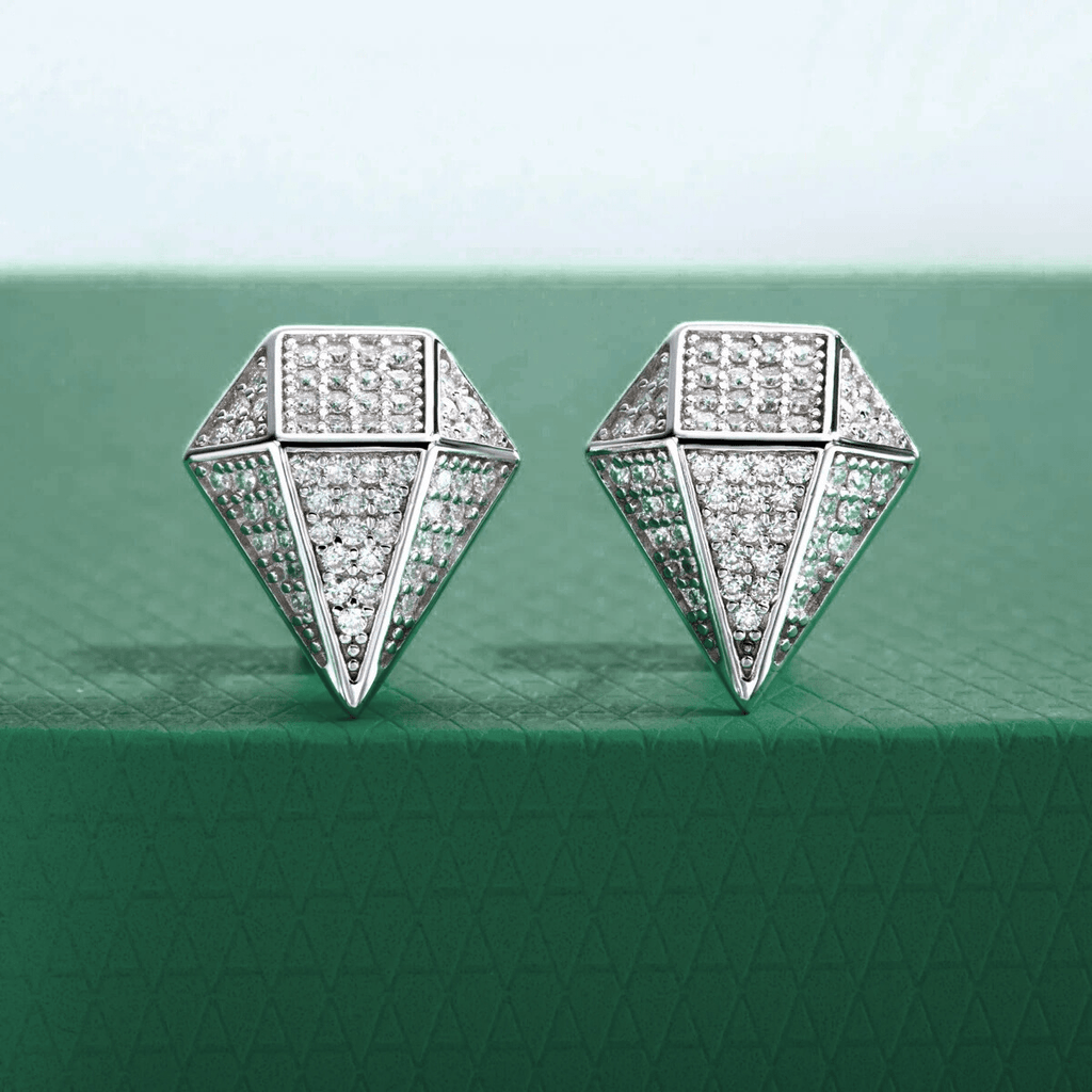 Brinco Prisma Moissanite Moissanite - Momi Jewel