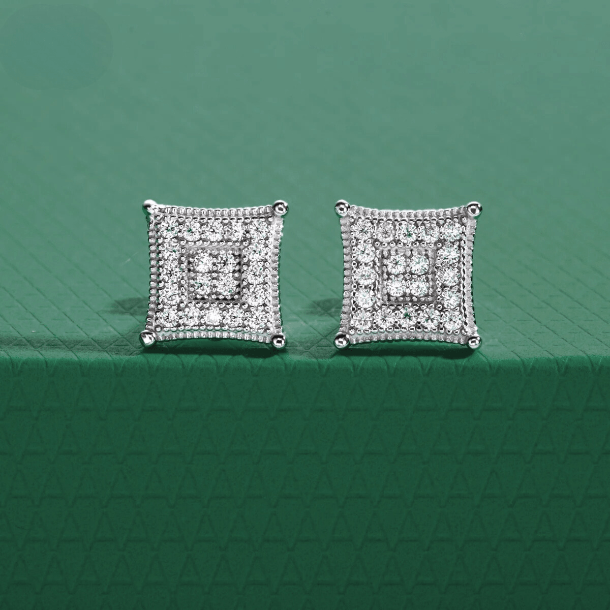 Brinco Quadrille Moissanite Moissanite - Momi Jewel