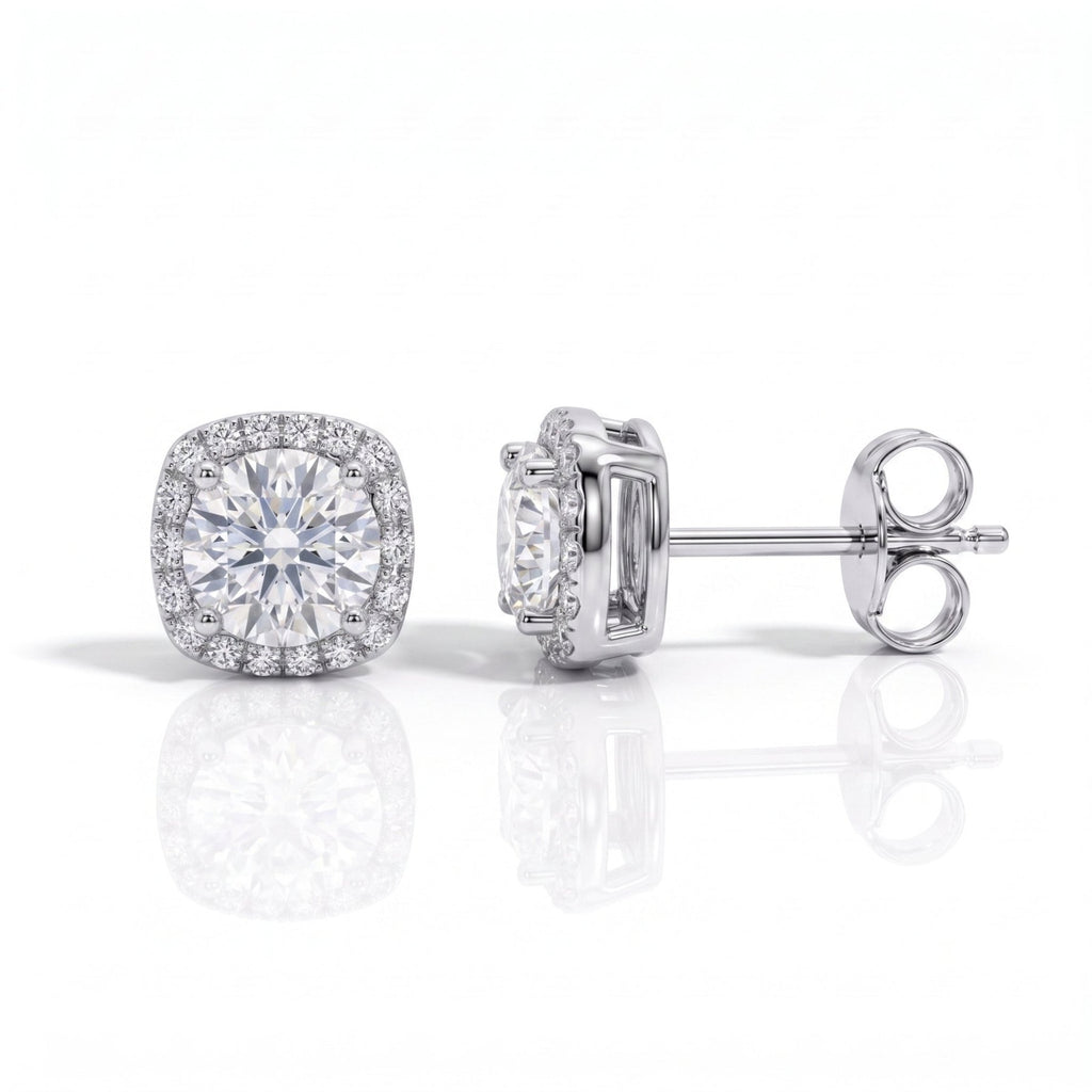 Brinco Square Moissanite Moissanite - Momi Jewel