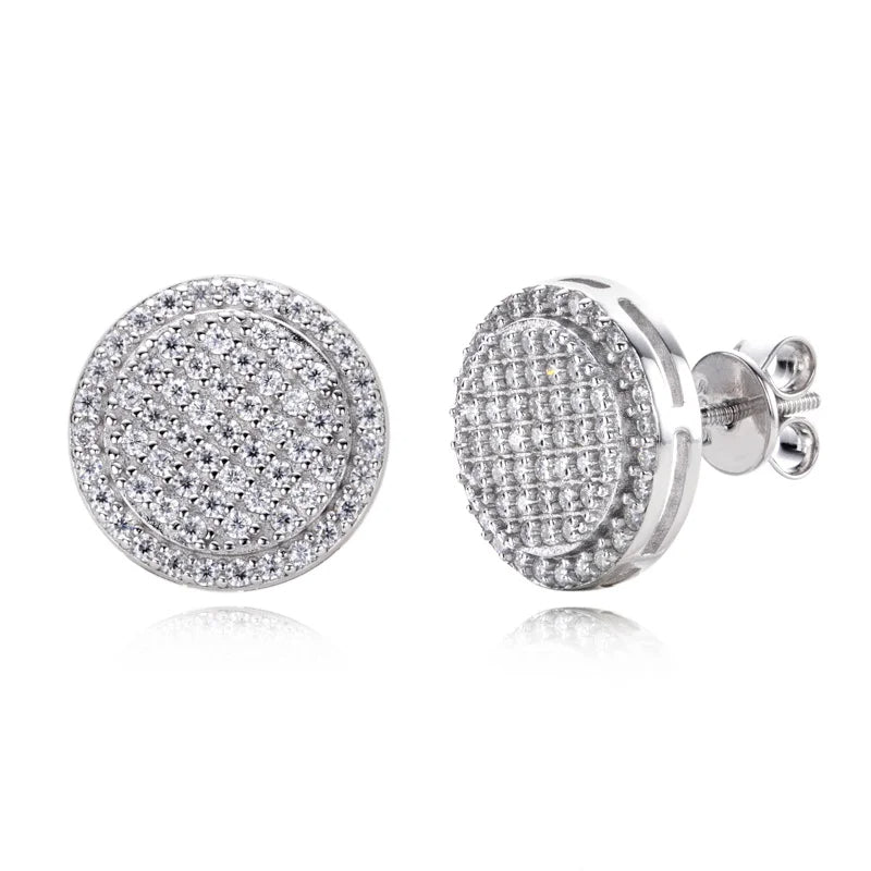 Brinco Solaris Moissanite Moissanite Brincos
