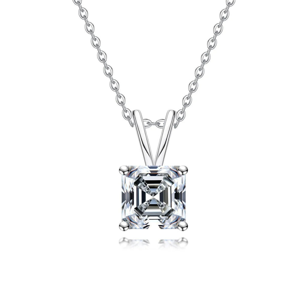 Colar Asscher Moissanite Moissanite - Momi Jewel