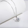 Colar Coração Moissanite Moissanite - Momi Jewel