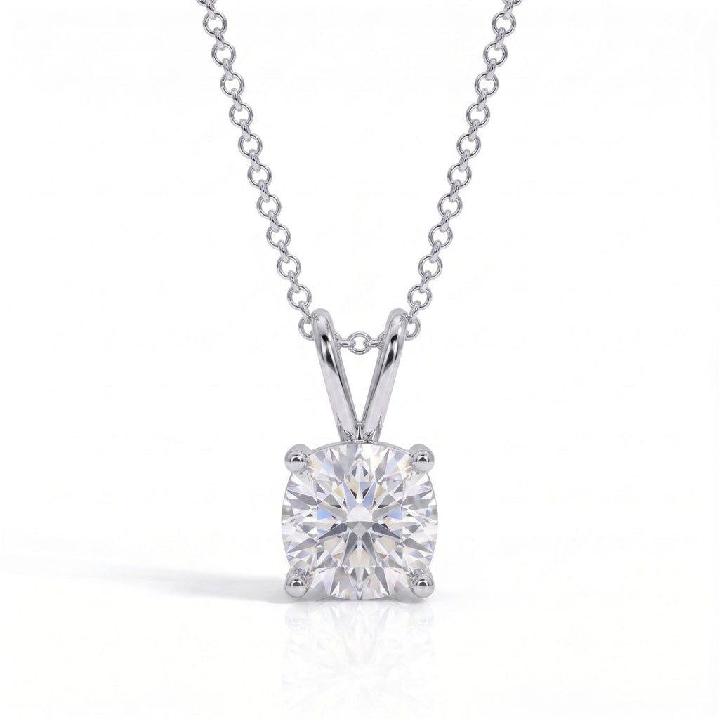 Colar Cushion Moissanite Moissanite - Momi Jewel